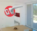 DOMUS EURO 6210 Διπλό Αντιμικροβιακό Πόμολο