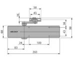 ASSA ABLOY DC300 DIMENSIONS