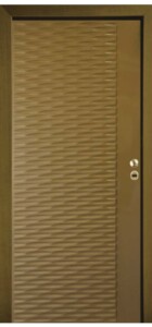 ΚΠ314 MDF υψηλής πυκνότητας, με σχέδιο ανάγλυφο τρισδιάστατο στο μεγαλύτερο μέρος της επένδυσης, βαμμένο με ral χρώμα.