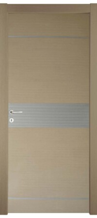 ΚΠ410 Καπλαμάς σε απόχρωση της σημύδας και οριζόντια σκαλίσματα βαμμένα σε λάκα ral 9006.