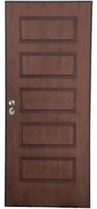 EX701 Δρυς φυσικό με φαρδύ μπιζουτέ σκάλισμα, σε μορφή 5 ορθογώνιων σχημάτων με ακρυλικά βερνίκια.