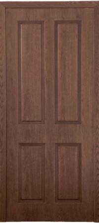 EX712 Δρυς φυσικό με ακρυλική βαφή και φαρδύ μπιζουτέ σκάλισμα.