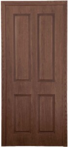 EX712 Δρυς φυσικό με ακρυλική βαφή και φαρδύ μπιζουτέ σκάλισμα.