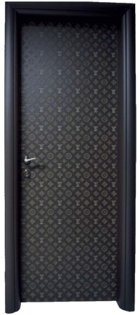 EX722 MDF ανθυγρό, βαμμένο με λάκα ral, με πατίνα και σχέδιο τύπου ταπετσαρίας.