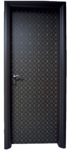 EX722 MDF ανθυγρό, βαμμένο με λάκα ral, με πατίνα και σχέδιο τύπου ταπετσαρίας.