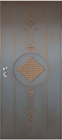 EX743 Ανθυγρό MDF υψηλής πυκνότητας με τρισδιάστατο σχέδιο σε διάφορες παραλλαγές χρωμάτων RAL και επεξεργασία πατίνας