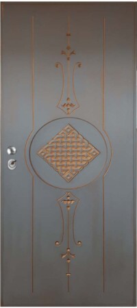 EX743 Ανθυγρό MDF υψηλής πυκνότητας με τρισδιάστατο σχέδιο σε διάφορες παραλλαγές χρωμάτων RAL και επεξεργασία πατίνας