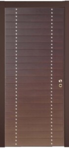 KP120 laminate wenge με οριζόντιες τραβέρσες και διπλούς καμπαράδες σε κάθε τραβέρσα.