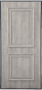 KP128 laminate decape γκρι με 2 ταμπλάδες και κορδόνι laminate.