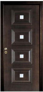 ΚΠ515 Χειροποίητο ημιμασίφ σχέδιο, σε χρώμα wenge, με 4 ιδιαίτερους ταμπλάδες.