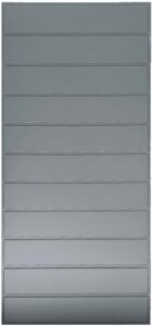 ΚΠ532 Χειροποίητη από Λάκα RAL με οριζόντες τάβλες